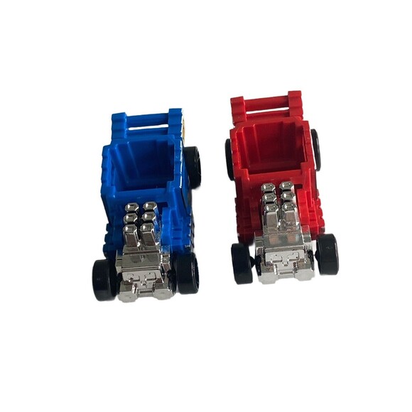 Collectible Hot Wheel HW Ride Pixel Shaker Cars Blue and Red New W/O Box - Picture 1 of 9